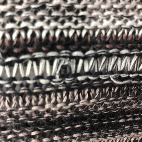 Billabong Multi Colour Knit Open Front Lightweight Striped Cardigan Size Small - Picture 6 of 8